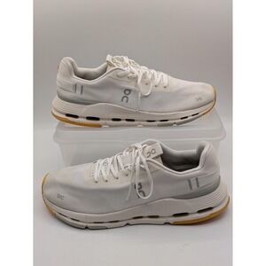 On Shoes Mens Size 12 White CloudTec Speedboard Mesh Low Top Running Sneakers